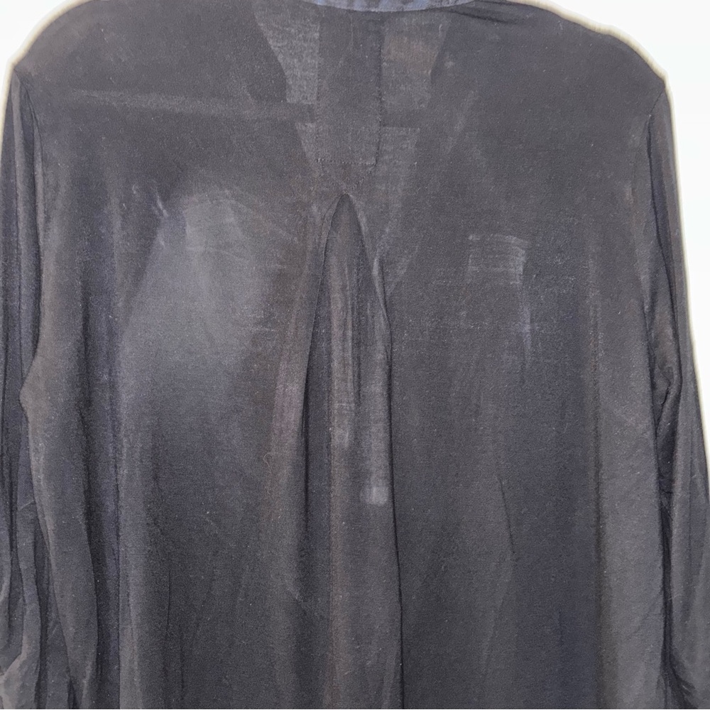Rock & Republic Black and Blue Plaid Blouse - Picture 7 of 7